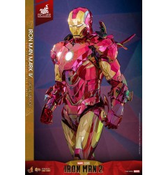 Marvel - Iron Man figurine Movie Masterpiece Diecast 1/6 Iron Man Mark VI (Fractal Armor) Hot Toys Exclusive 33 cm