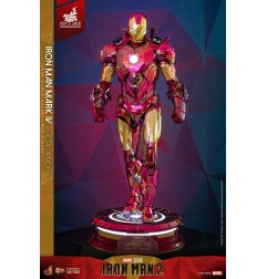 Marvel - Iron Man figurine Movie Masterpiece Diecast 1/6 Iron Man Mark VI (Fractal Armor) Hot Toys Exclusive 33 cm