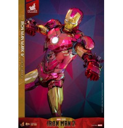 Marvel - Iron Man figurine Movie Masterpiece Diecast 1/6 Iron Man Mark VI (Fractal Armor) Hot Toys Exclusive 33 cm