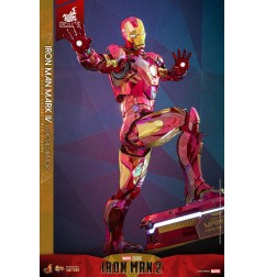 Marvel - Iron Man figurine Movie Masterpiece Diecast 1/6 Iron Man Mark VI (Fractal Armor) Hot Toys Exclusive 33 cm