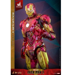 Marvel - Iron Man figurine Movie Masterpiece Diecast 1/6 Iron Man Mark VI (Fractal Armor) Hot Toys Exclusive 33 cm