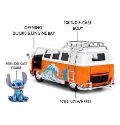 Lilo & Stitch - Véhicule 1/24 1961 VW Bus Stitch