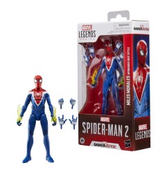 Spider-Man 2 Marvel  Legends Gamerverse - Figurine Miles Morales (Upgraded Suit Style) 15 cm