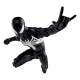Spider-Man 2 Marvel Legends Gamerverse - Figurine Peter Parker (Black Suit) 15 cm