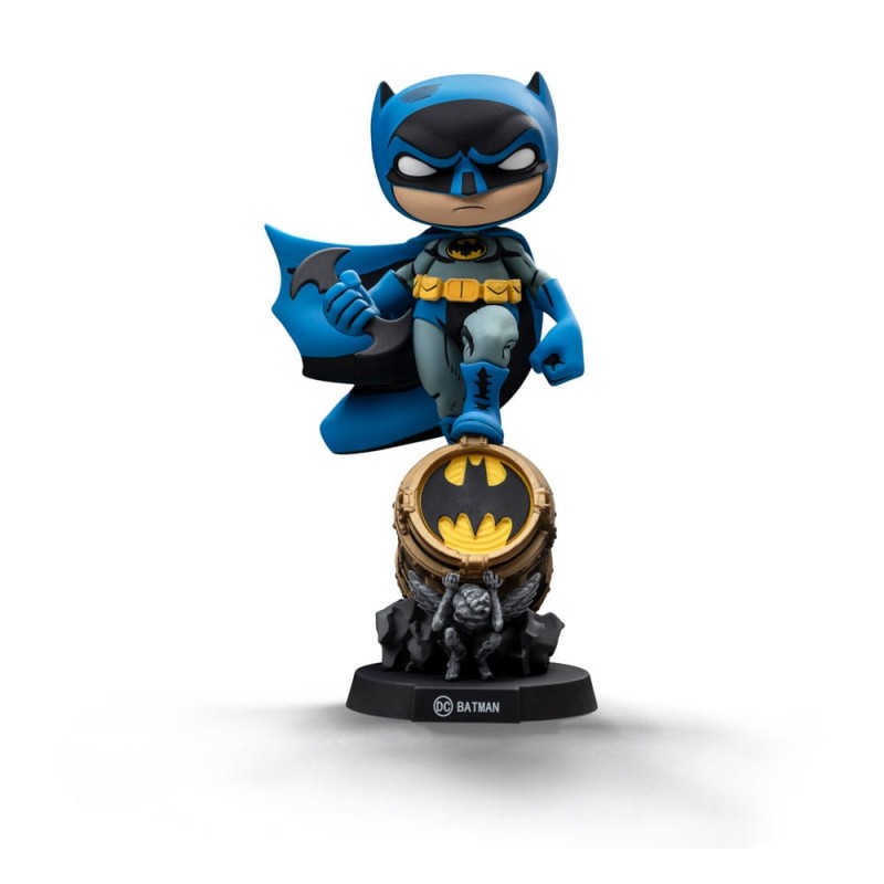 DC Comics - Batman figurine Mini Co. PVC Batman on Bat-Signal (Blue Variant) 15 cm