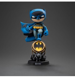 Batman - Figurine Mini Co. PVC Batman on Bat-Signal (Blue Variant) 15 cm