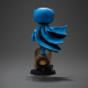 Batman - Figurine Mini Co. PVC Batman on Bat-Signal (Blue Variant) 15 cm
