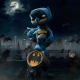 Batman - Figurine Mini Co. PVC Batman on Bat-Signal (Blue Variant) 15 cm