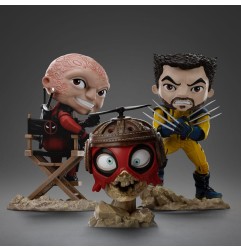 Deadpool et Wolverine - Ffigurine Mini Co. Deadpool Unmasked 13 cm