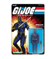 GI Joe - Figurine ReAction+ Snake Eyes (Cartoon) 10 cm