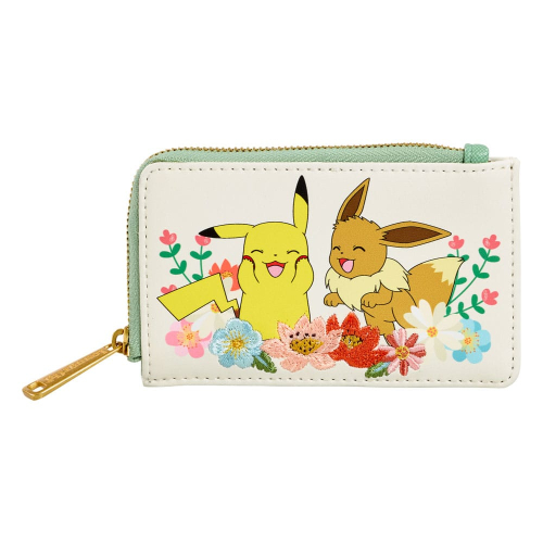 Pokémon - Porte-monnaie Pikachu & Eevee Floral by Loungefly