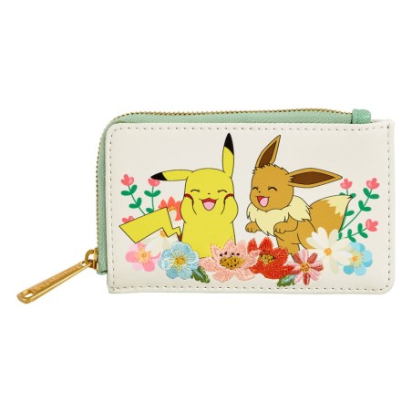 Pokémon - Pokemon by Loungefly Porte-monnaie Pikachu & Eevee Floral