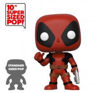 Marvel - Figurine Super Sized POP! Deadpool Thumb Up Red Deadpool 25 cm
