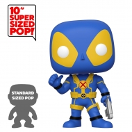 Marvel - Figurine Super Sized POP! Deadpool Thumb Up Blue Deadpool 25 cm