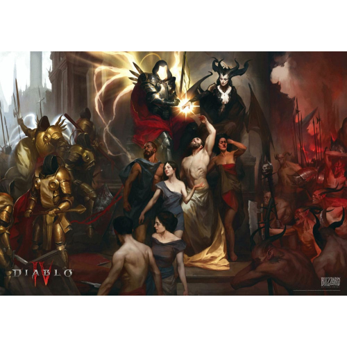 Diabo IV - Puzzle Birth of Nephalem (1000 pièces)
