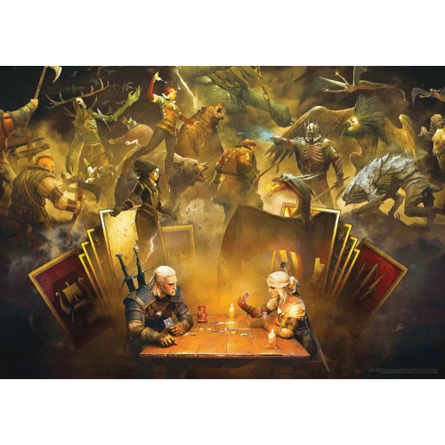 The Witcher - Puzzle Playing Gwent (1000 pièces)