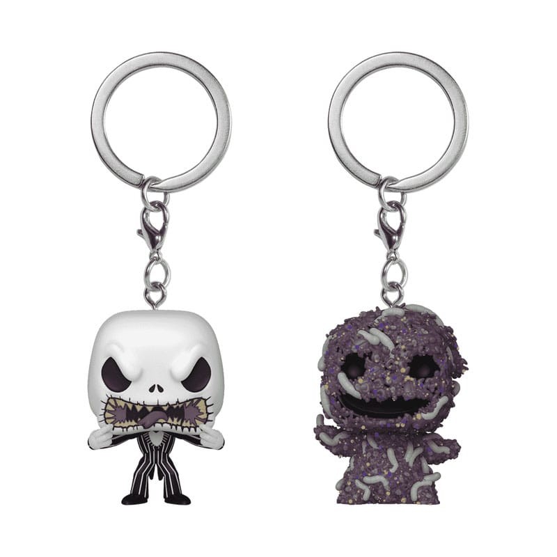 L'etrange Noël de Mr. Jack - L'Étrange Noël de monsieur Jack pack 2 porte-clés POP! Vinyl Jack/Oogie 4 cm