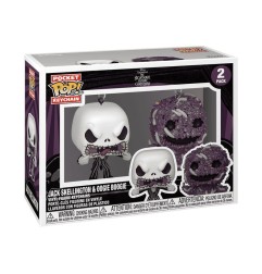 L'etrange Noël de Mr. Jack - Pack 2 porte-clés POP! Jack/Oogie 4 cm