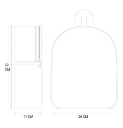 Bluey - Sac à dos 3D Oh Happy Days 32 cm