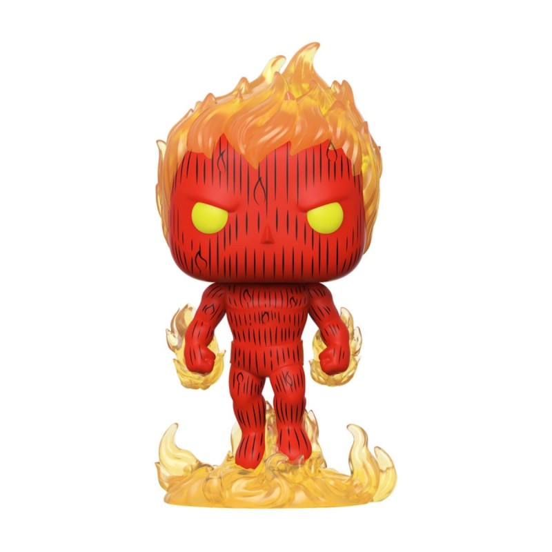 Marvel - Fantastic Four POP!  Vinyl figurine Human Torch 9 cm
