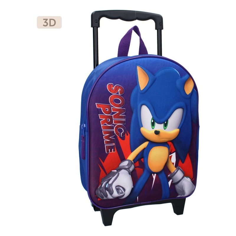 Sonic The Hedgehog - Sonic the Hedgehogtrolley sac à dos 3D Sonic Prime Great Escapes 32 cm