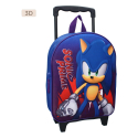 Sonic the Hedgehog - Trolley sac à dos 3D Sonic Prime Great Escapes 32 cm