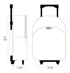 Bluey - Trolley sac à dos Jump into Fun 33 cm