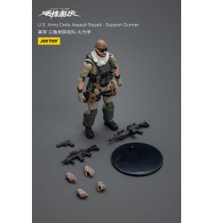Hardcore Coldplay - Figurine 1/18 U.S. Army Delta Assault Squad Support Gunner 11 cm
