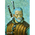 The Witcher III: Wild Hunt Game Art Chronicles - Puzzle Geralt inspired by Vincent van Gogh (1000 pièces)