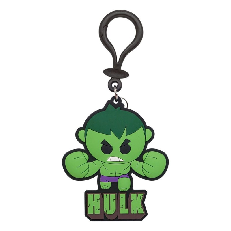 Marvel - Porte-clés sac PVC à dos toucher doux Hulk