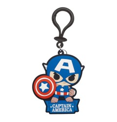Marvel - Porte-clés sac PVC à dos toucher doux Captain America