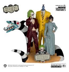 Beetlejuice - Pack 4 statuettes PVC Movie Maniacs 15 cm