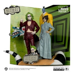 Beetlejuice - Pack 4 statuettes PVC Movie Maniacs 15 cm
