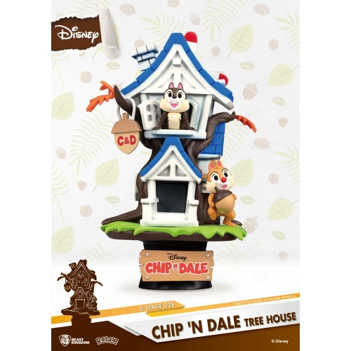 Disney - Diorama Summer Series D-Stage Tic et Tac Tree House 16 cm