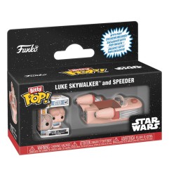 Star Wars - Bitty POP! Rides Vinyl figurine Luke Skywalker and Speeder