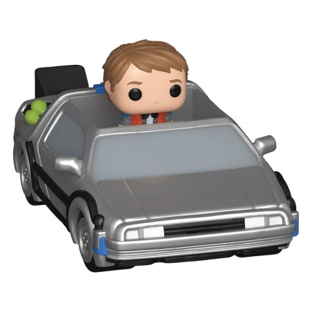 Retour vers le futur - Bitty POP! Rides Vinyl figurine Marty McFly and Time Machine