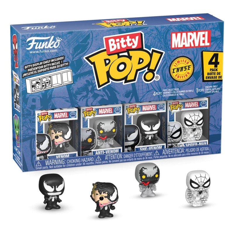 Marvel - Spider-Man pack 4 figurines Bitty POP! Vinyl Series 3 2 cm Marvel - Spider-Man pack 4 figurines Bitty POP! Vinyl Series 3 2 cm