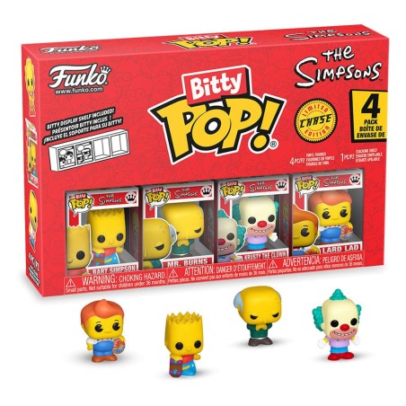 Simpsons - Les Simpson pack 4 figurines Bitty POP! Vinyl Series 1 2 cm