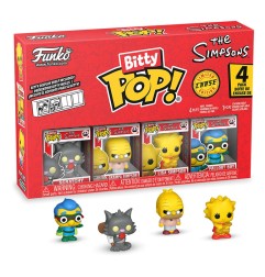 Simpsons - Les Simpson pack 4 figurines Bitty POP! Vinyl Series 4 2 cm