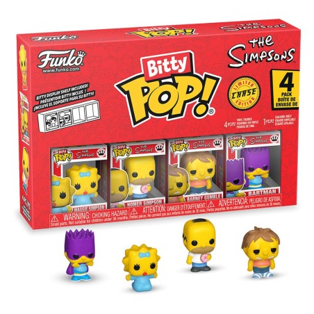 Simpsons - Les Simpson pack 4 figurines Bitty POP! Vinyl Series 3 2 cm