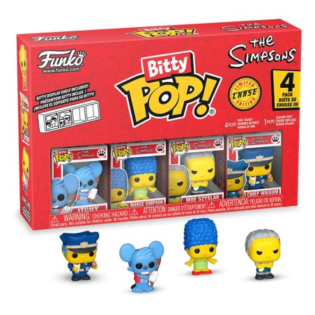 Simpsons - Les Simpson pack 4 figurines Bitty POP! Vinyl Series 2 2 cm