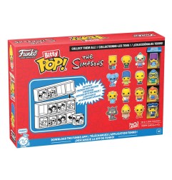 Simpsons - Les Simpson pack 4 figurines Bitty POP! Vinyl Series 3 2 cm