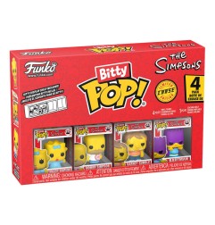 Simpsons - Les Simpson pack 4 figurines Bitty POP! Vinyl Series 3 2 cm