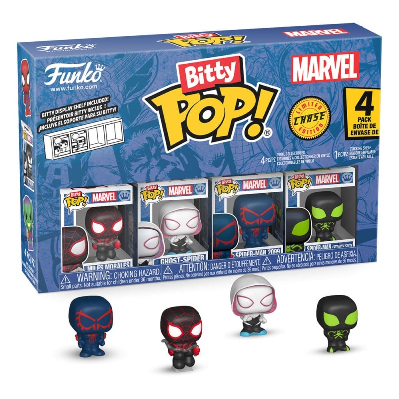 Marvel - Spider-Man pack 4 figurines Bitty POP! Vinyl Series 2 2 cm