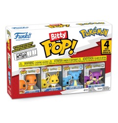 Pokémon - Pack 4 figurines Bitty POP! Pokémon Series 2 2 cm