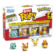 Pokémon - Pack 4 figurines Bitty POP! Pokémon Series 3 2 cm