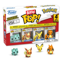 Pokémon - Pack 4 figurines Bitty POP! Pokémon Series 3 2 cm