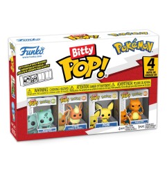 Pokémon - Pack 4 figurines Bitty POP! Pokémon Series 3 2 cm