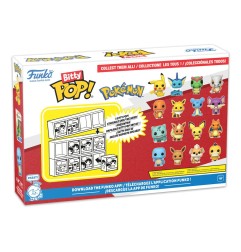 Pokémon - Pack 4 figurines Bitty POP! Pokémon Series 4 2 cm