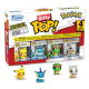 Pokémon - Pack 4 figurines Bitty POP! Pokémon Series 1 2 cm